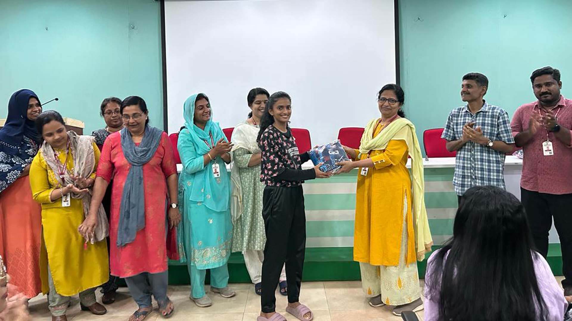 Jersey Distribution to the University Kabaddi women team