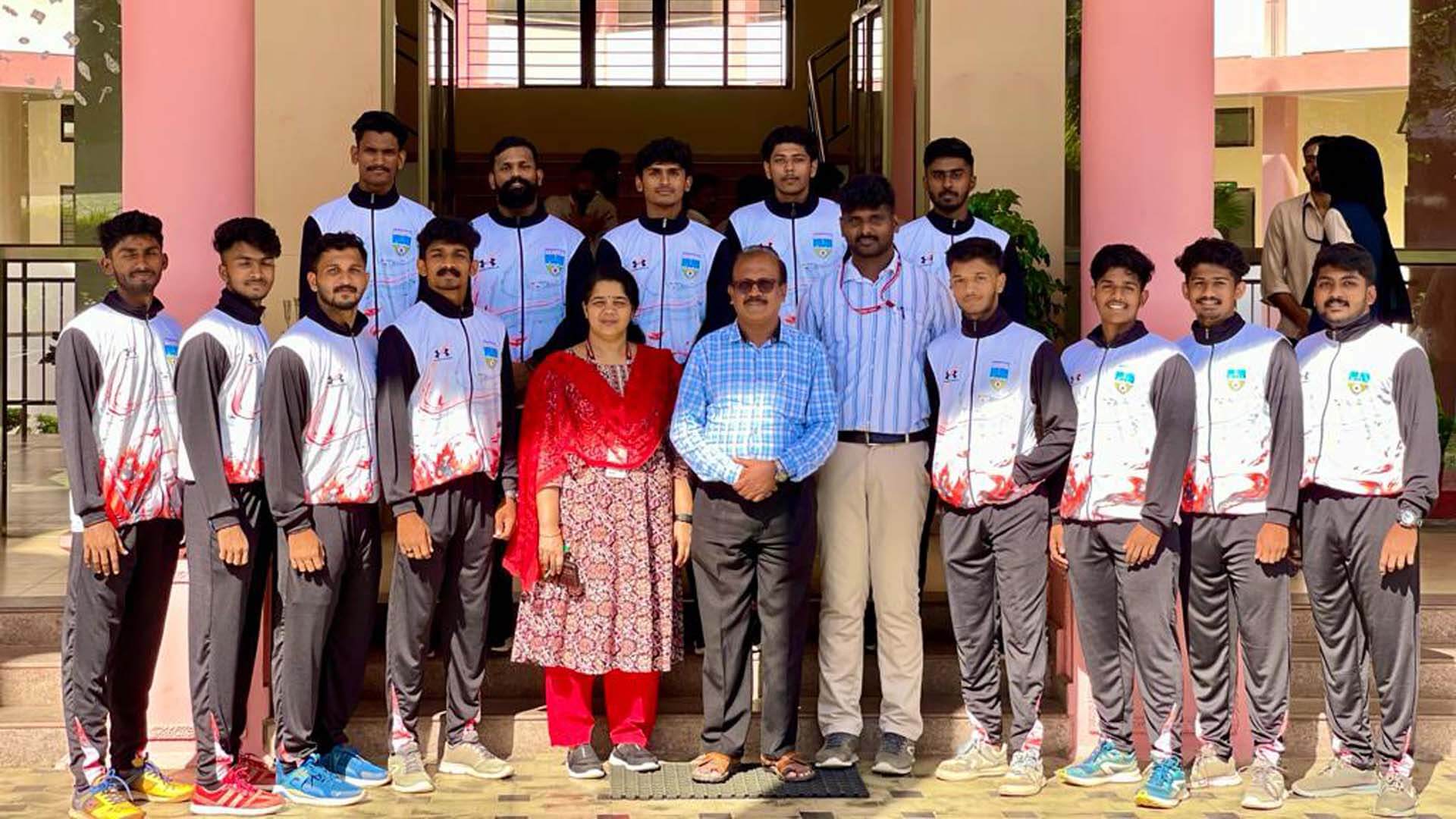University Kabaddi Team Coaching Camp 2023-24 at KMEA Engineering College